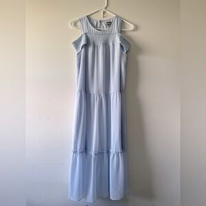 Chelsea & Violet Sky Blue Ruffled Dress